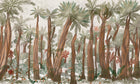 M3905-1 Adansonia Green Dankie Mural by Tres Tintas