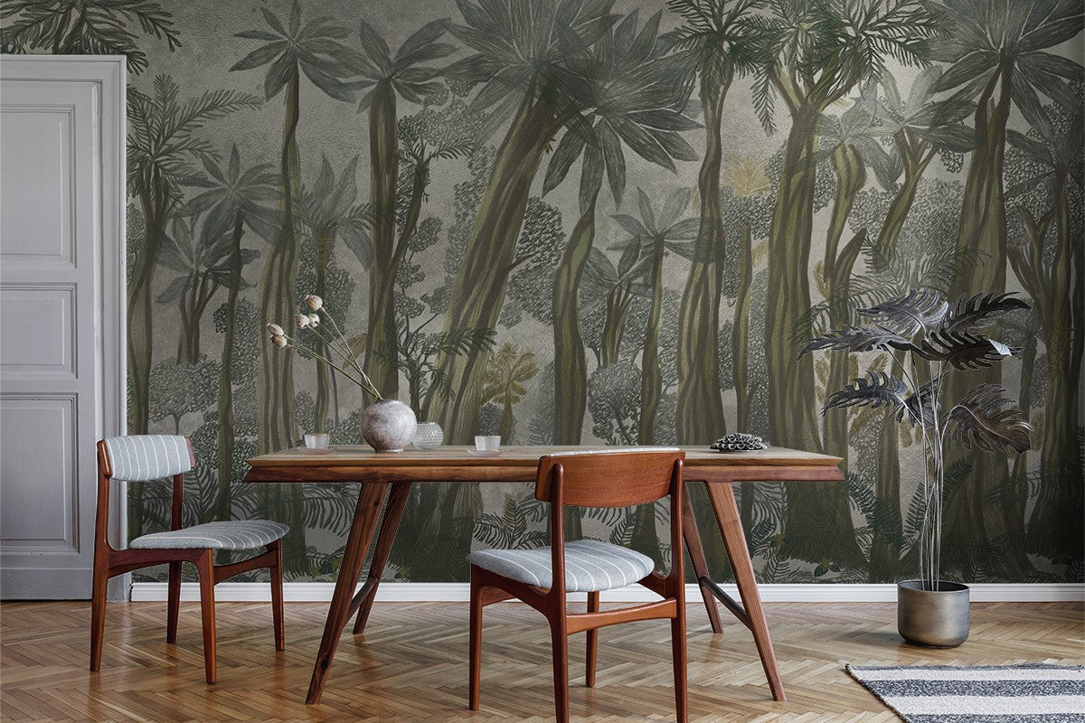 M3905-2 Adansonia Blue Dankie Mural by Tres Tintas
