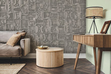 M3907-2 Sawabona Grey Dankie Mural by Tres Tintas