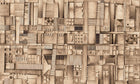 M3912-2 Taracea Beige Dankie Mural by Tres Tintas