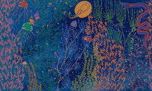 M3914-3 Yari Blue Dankie Mural by Tres Tintas