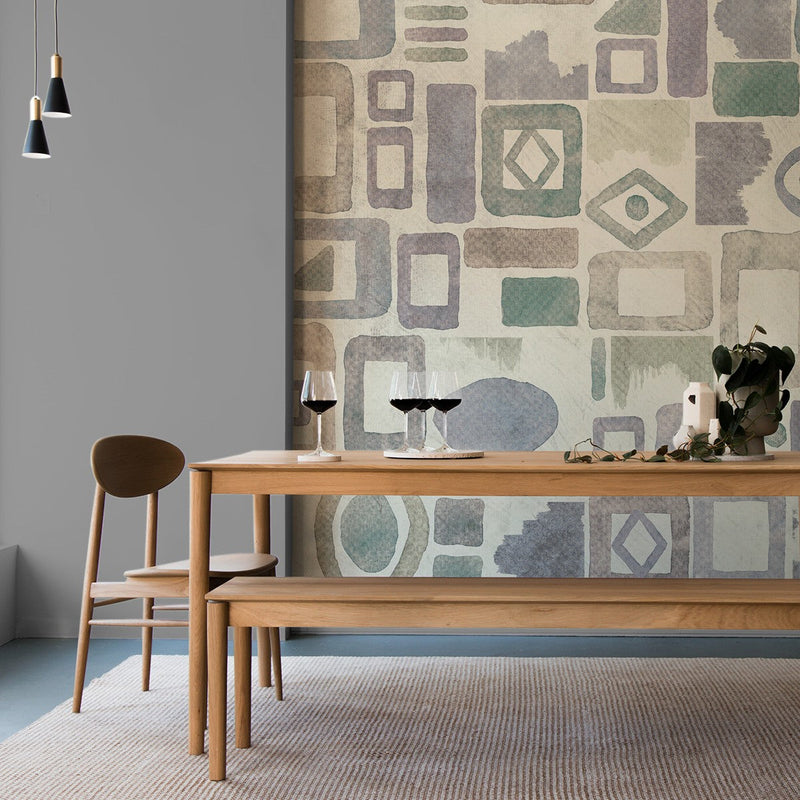 M4002-2 Frutai Blue Rima Mural by Tres Tintas