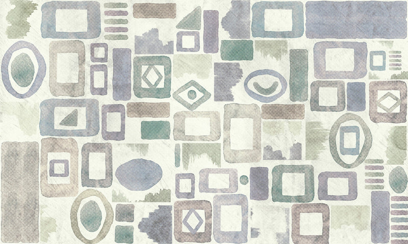 M4002-2 Frutai Blue Rima Mural by Tres Tintas