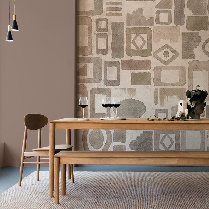 M4002-3 Frutai Beige Rima Mural by Tres Tintas