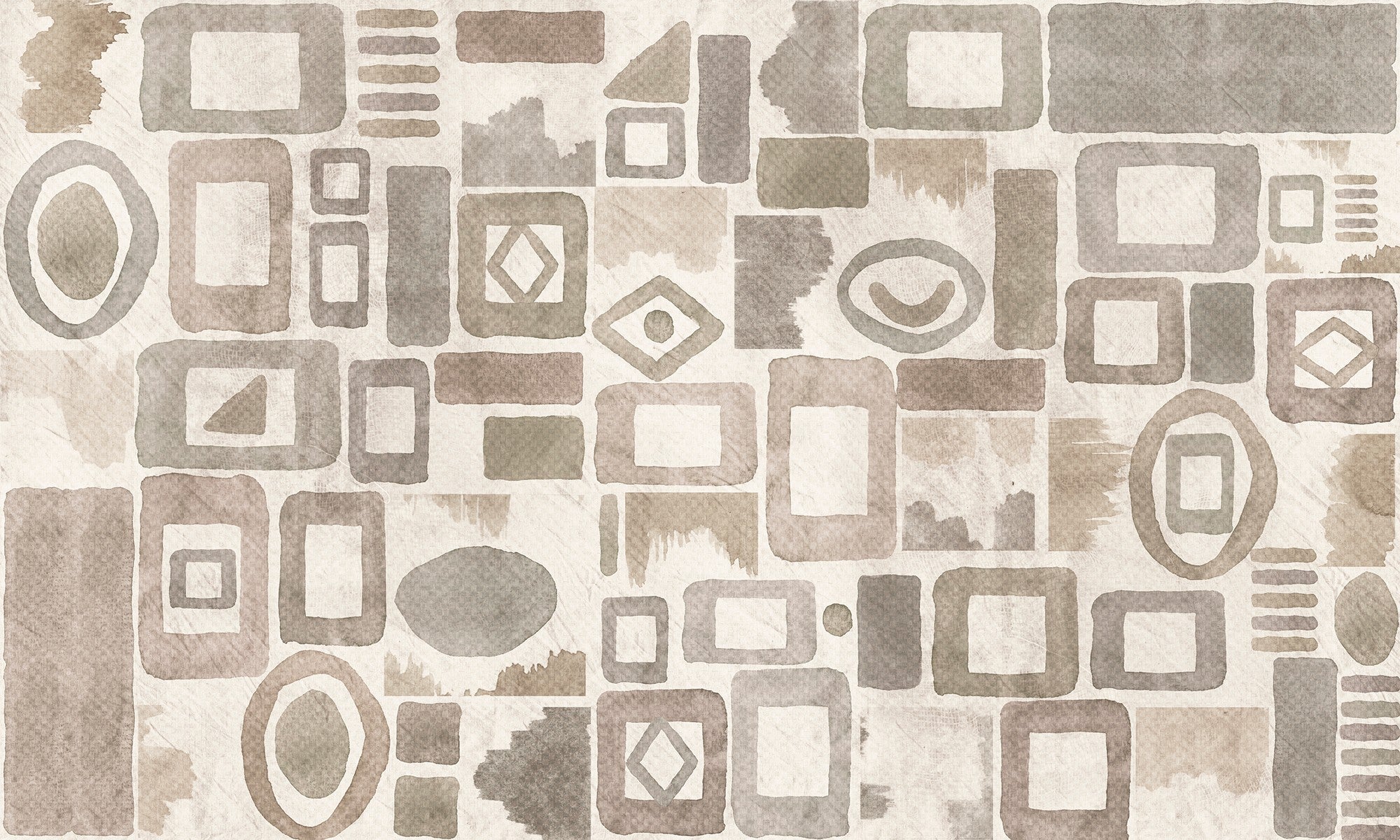 M4002-3 Frutai Beige Rima Mural by Tres Tintas