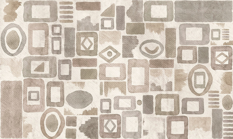 M4002-3 Frutai Beige Rima Mural by Tres Tintas