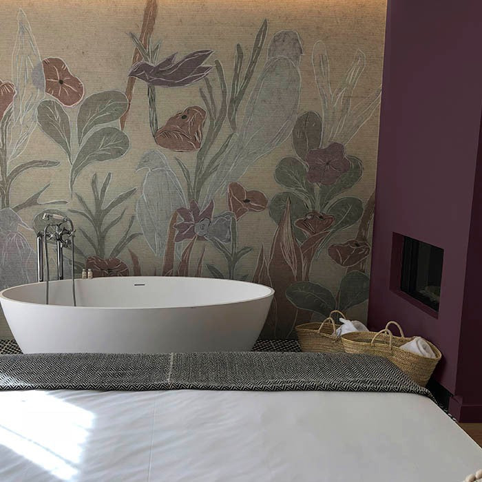 M4003-1 Laya Beige Rima Mural by Tres Tintas