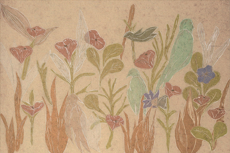 M4003-3 Laya Yellow Rima Mural by Tres Tintas