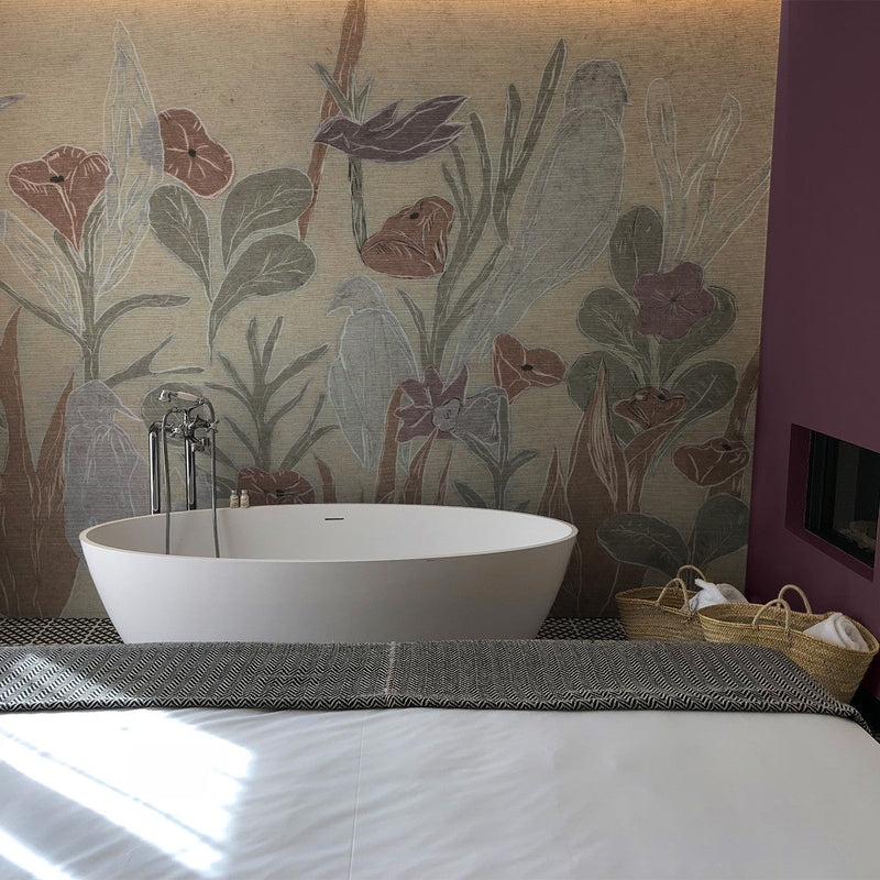 M4003-3 Laya Yellow Rima Mural by Tres Tintas