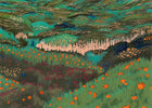 M4201-1 Rossinyol Dark Green Barcino Mural by Tres Tintas