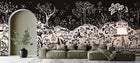 M4202-1 Scenari Black Barcino Mural by Tres Tintas