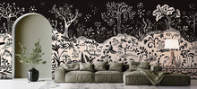 M4202-1 Scenari Black Barcino Mural by Tres Tintas