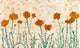 Montsi Orange Barcino Mural by Tres Tintas