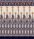 Gracia Dark Blue Barcino Mural by Tres Tintas