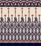 Gracia Dark Blue Barcino Mural by Tres Tintas