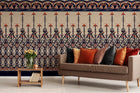 M4204-2 Gracia Dark Blue Barcino Mural by Tres Tintas