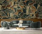 M4205-2 Maximalism Green Barcino Mural by Tres Tintas