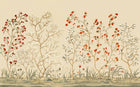 M4305-2 Floresta Beige Tafetán Mural by Tres Tintas