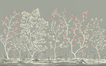 M4305-3 Floresta Gris Tafetán Mural by Tres Tintas