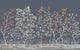Floresta Azul Tafetán Mural by Tres tintas