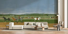 M4306-1 Trotón Beige Tafetán Mural by Tres Tintas