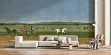 M4306-1 Trotón Beige Tafetán Mural by Tres Tintas