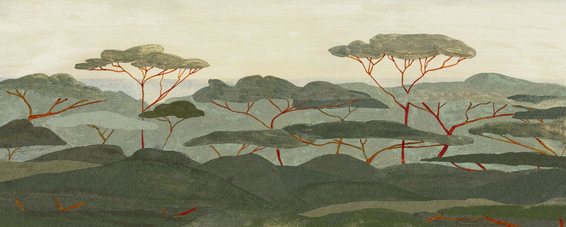 M4307-1 Ocote Gris Tafetán Mural by Tres tintas