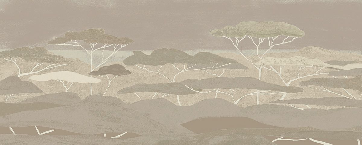 M4307-2 Ocote Gris Tafetán Mural by Tres Tintas