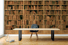 M4308-2 Sapienza Naranja Tafetán Mural by Tres Tintas