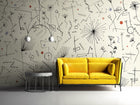 M4309-2 Astra Beige Tafetán Mural by Tres tintas