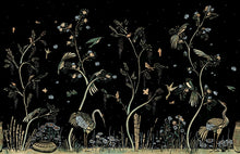 M4310-1 Nox Negro Tafetán Mural by Tres tintas