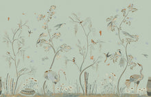 M4310-3 Nox Azul Tafetán Mural by Tres tintas