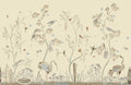 Nox Beige Tafetán Mural by Tres Tintas