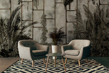 M4311-1 Vivero Verde Tafetán Mural by Tres tintas