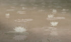M4312-1 Aqua Beige Tafetán Mural by Tres tintas