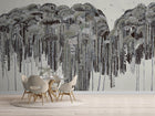 M4313-3 Medusa Beige Tafetán Mural by Tres tintas