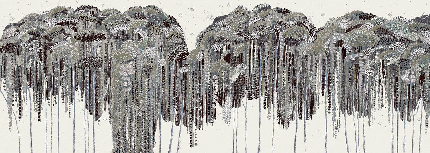 M4313-3 Medusa Beige Tafetán Mural by Tres tintas