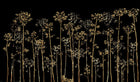 M4314-1 Bambú Negro Tafetán Mural by Tres tintas