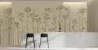 M4314-3 Bambú Beige Tafetán Mural by Tres tintas