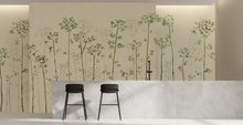 M4314-3 Bambú Beige Tafetán Mural by Tres tintas