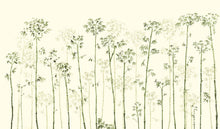 M4314-3 Bambú Beige Tafetán Mural by Tres tintas