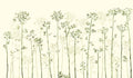 Bambú Beige Tafetán Mural by Tres Tintas