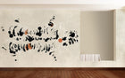 M4316-3 Fodere Negro Tafetán Mural by Tres tintas