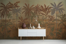 M4318-1 Oasis Rojo Tafetán Mural by Tres tintas