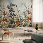M4501-1 Folía Blanco Bucólica Mural by Tres Tintas