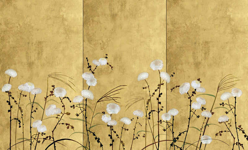 M4502-2 Kintsugi Amarillo Bucólica Mural by Tres Tintas