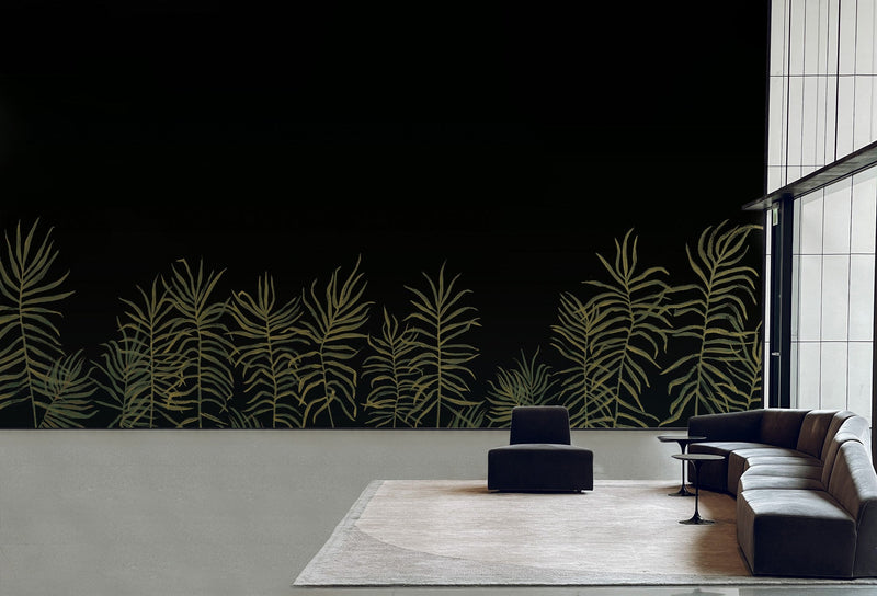 M4512-3 Raigón Negro Bucólica Mural by Tres Tintas