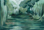 M4513-1 Giverny Azul Bucólica Mural by Tres Tintas