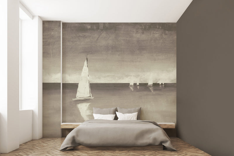 M4515-2 Ponto Beige Bucólica Mural by Tres Tintas