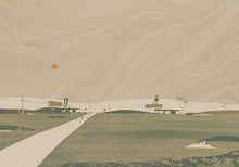 M4901-3 Road trip Beige L'Enfant Terrible Mural by Tres Tintas